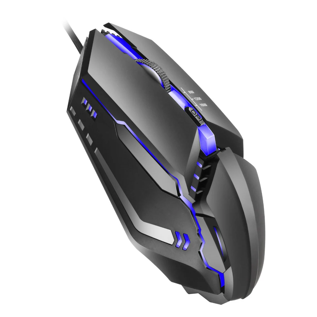 

USB Wired Mouse LED 7-Colors Illumination DPI Adjustable 4-key Gaming Mouse Computer Accessory
