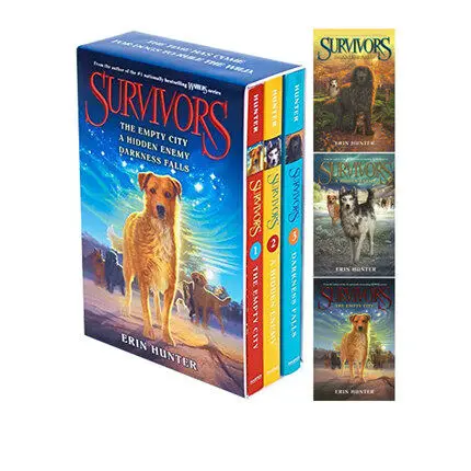 

MiluMilu оригинальные детские популярные книги в мягкой обложке, английские романы, собака, Самурай, выжившие, набор из 3 томов