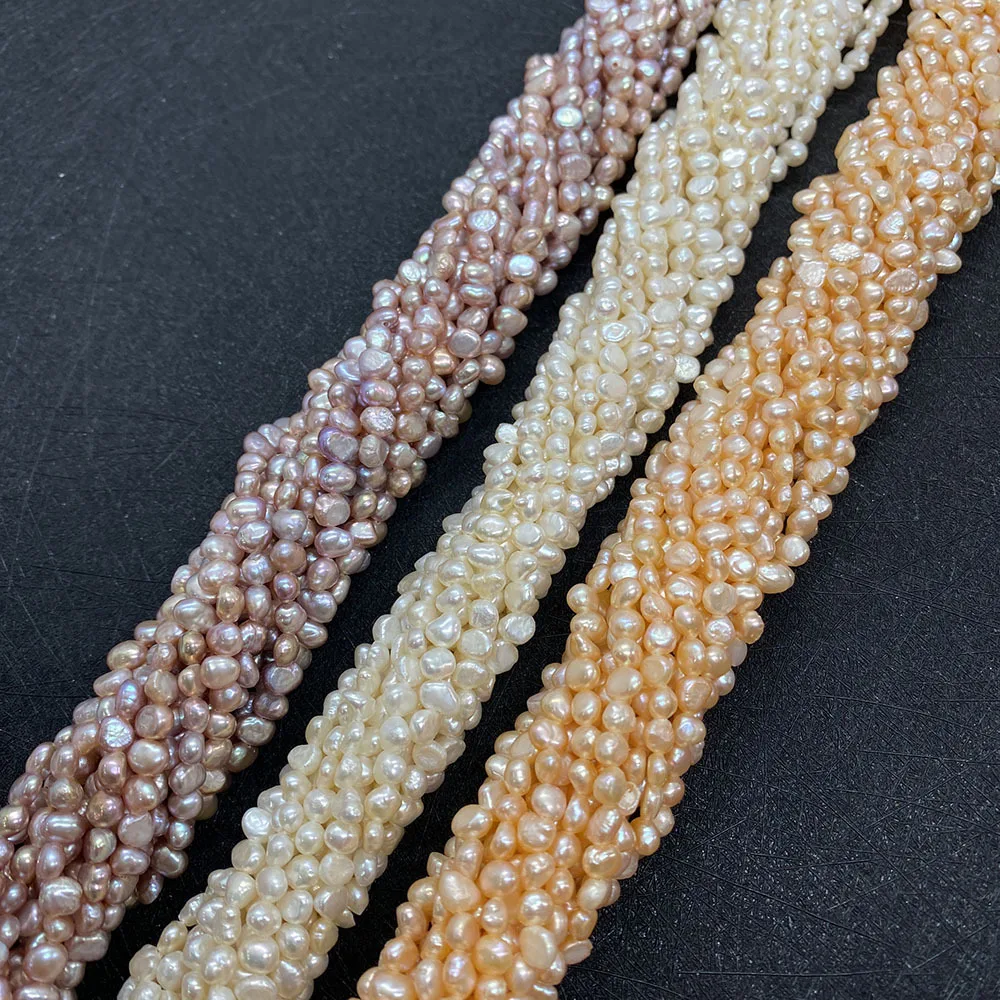 

AB Grade Natural Freshwater Pearl Cross-hole Two-Sided Light Cultured Pearl Loose Beads DIY Necklace Jewelry Bracelet Accessorie