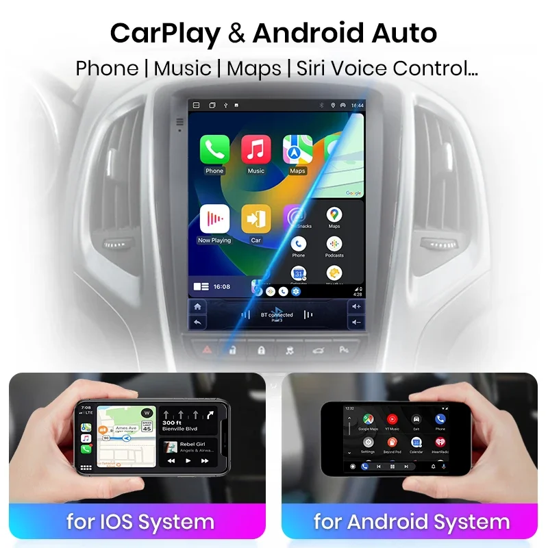 Junsun Tesla Style для Opel Astra J Vauxhall Buick Verano 2009-2013 Android Auto беспроводной Carplay автомобильный