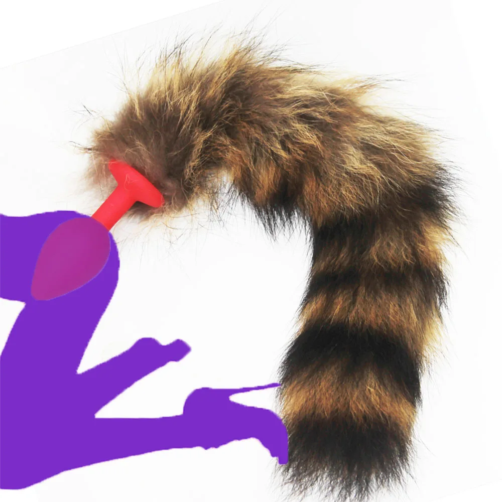 Фото Wild Fox Tail Металл Коричневый Пушистый Собачий Анальная Пробка Сексуальные Игрушки Анальная Пробка БДСМ Флирт Анус Пробка Для Женщин WILD Cat Tail Игрушка Для Взрослых Стиму №1
