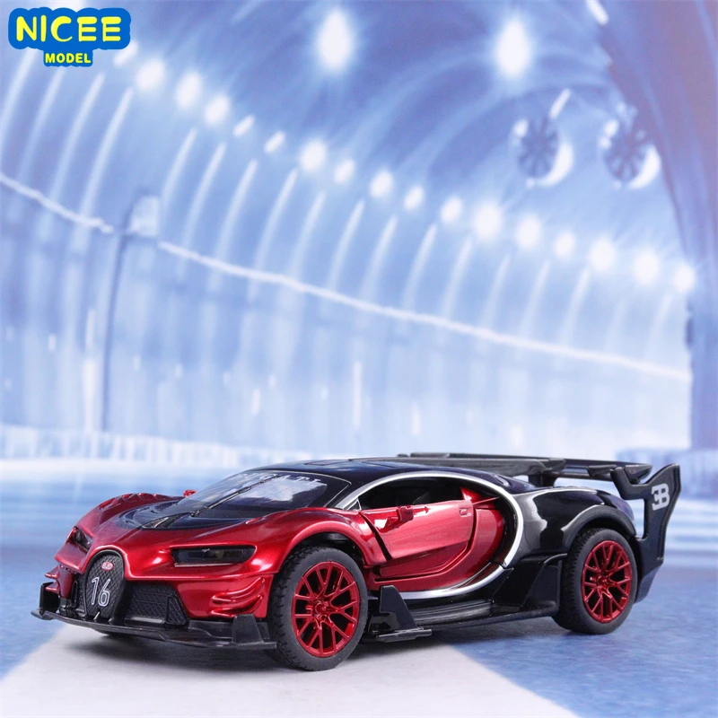 

1:32 Bugatti GT supercar High Simulation Diecast Metal Alloy Model car Sound Light Pull Back Collection Kids Toy Gifts A123