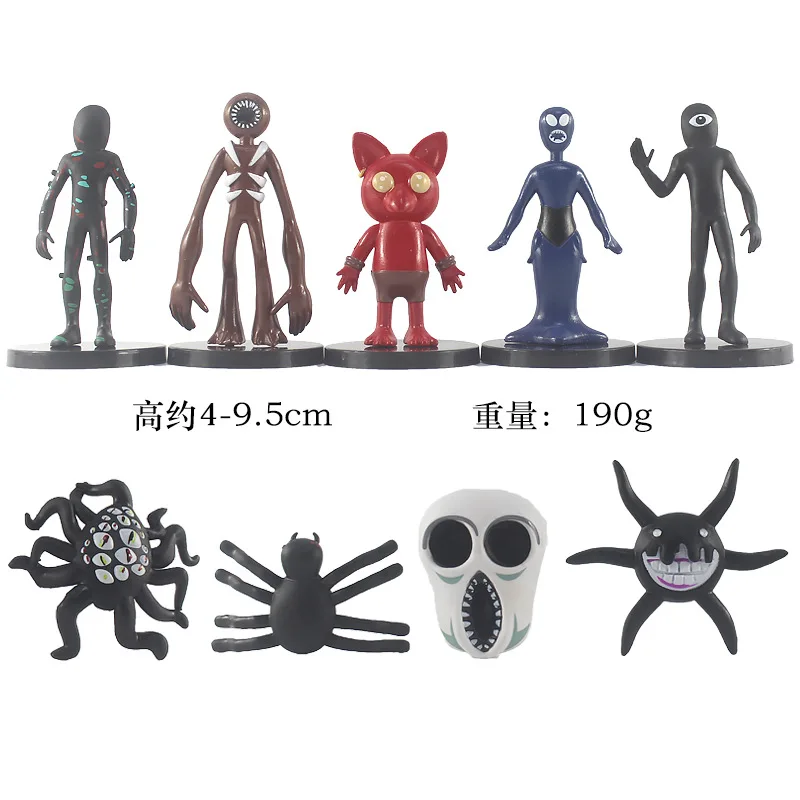 Timothy Spider Screech Seek Glitch El Goblino Monster Figure Pvc Toys Model Dolls Best Gifts