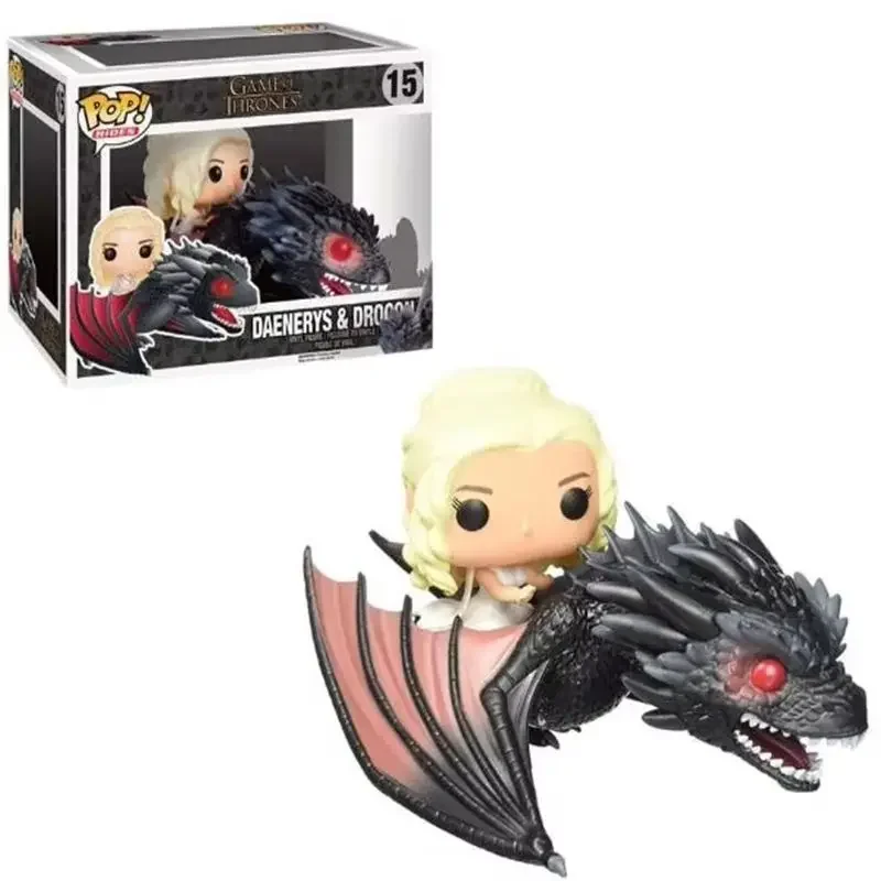 Фото Funko Pop Games: Король Ночи верхом на драконе 15 #   58 #   Коллекционные виниловые фигурки и модели персонажей из сериала «Игра престолов» для детей в подарок №2