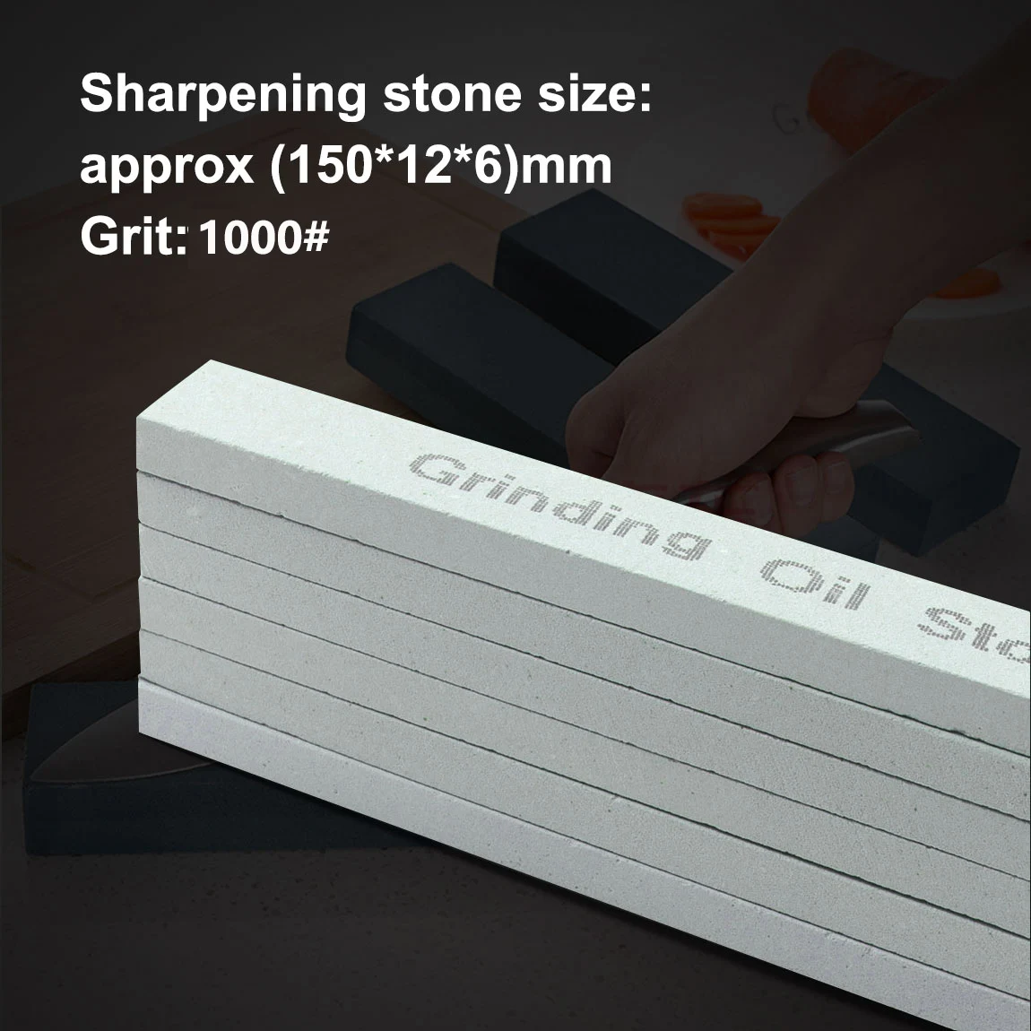 6 ΡΡ., ΡΠΎΡΠΈΠ»ΡΠ½ΡΠΉ ΠΊΠ°ΠΌΠ΅Π½Ρ Π΄Π»Ρ Π½ΠΎΠΆΠ΅ΠΉ, 150x12x6 ΠΌΠΌ, Π·Π΅ΡΠ½ΠΈΡΡΠΎΡΡΡ 1000 # 6 ΡΡ., ΡΠΎΡΠΈΠ»ΡΠ½ΡΠΉ ΠΊΠ°ΠΌΠ΅Π½Ρ Π΄Π»Ρ Π½ΠΎΠΆΠ΅ΠΉ, 150x12x6 ΠΌΠΌ, Π·Π΅ΡΠ½ΠΈΡΡΠΎΡΡΡ 1000 #