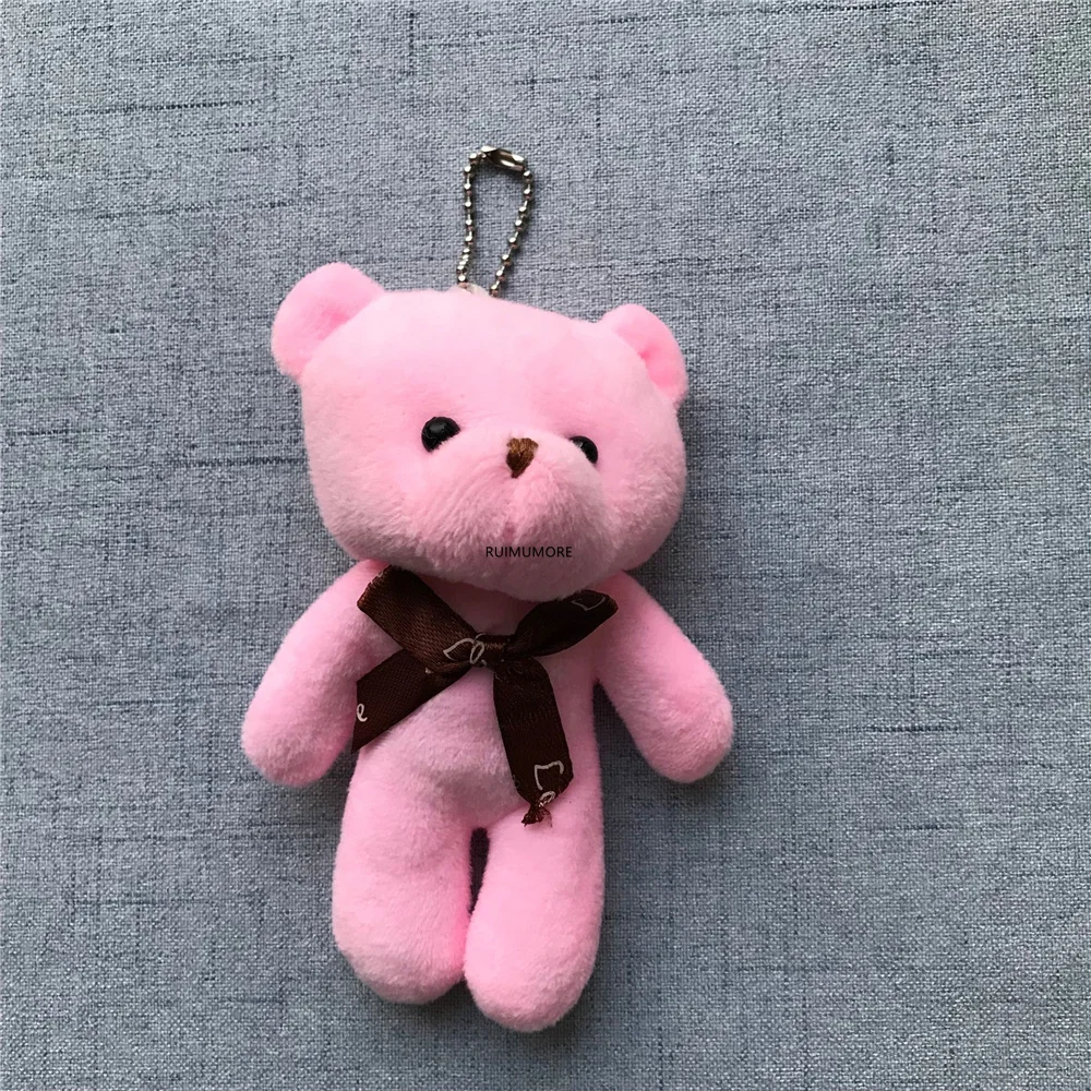 Бесплатная доставка плюшевый медведь 6 цветов-9 см мягкая игрушка-животное