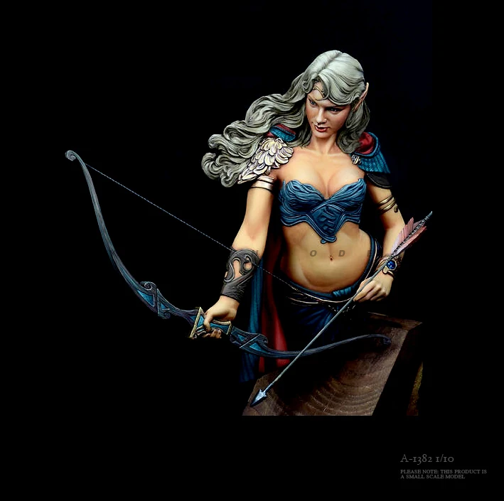 

1/10 Resin model kits figure beauty colorless and self-assemble A-1382
