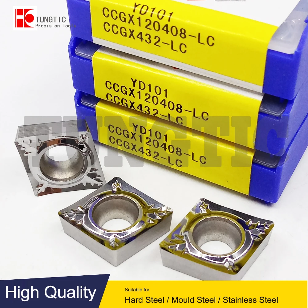 

TUNGTIC фрезерные вставки, карбидная фреза для CNC CCGX 120408-LC