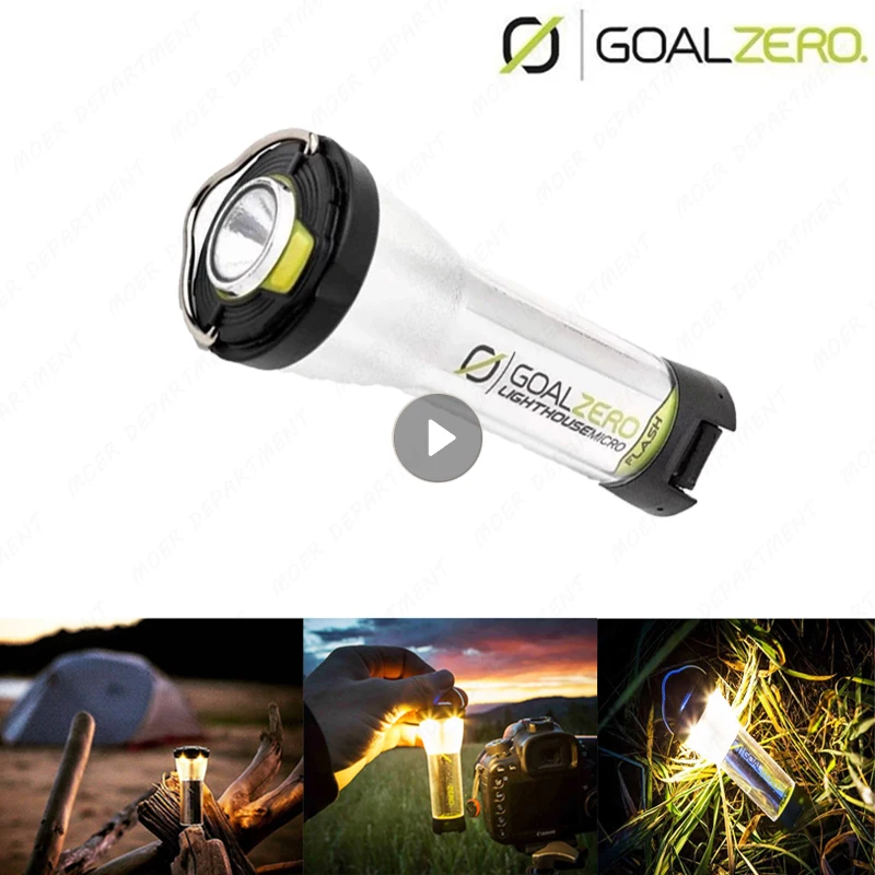 

2600mAh Goal Zero Lighthouse Micro flash Camping Lighting Emergency Mini LED Lighthouse Transfer USB Rechargeable Flashlight