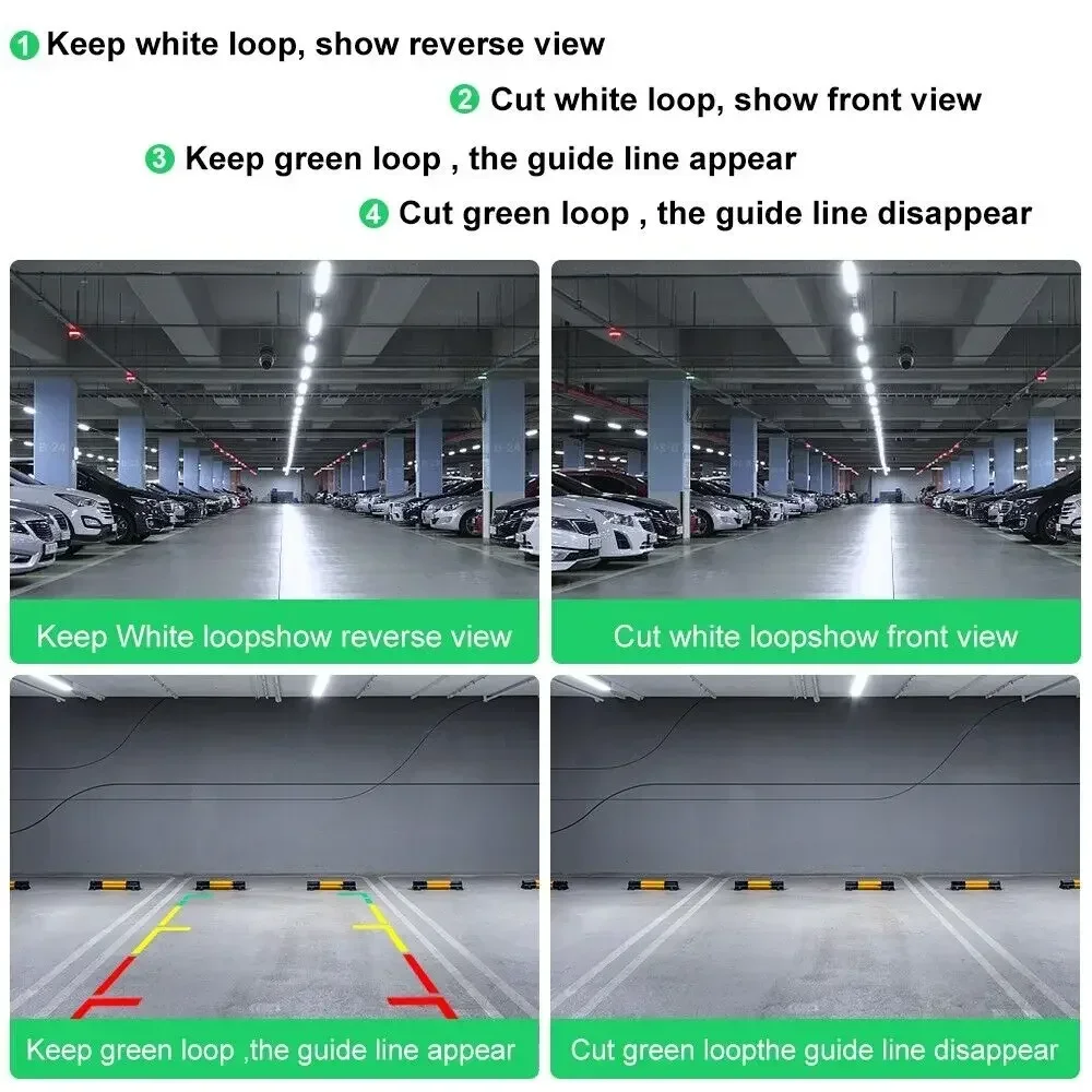 QueenDer Водонепроницаемая HD камера заднего вида для автомобиля передний вид сзади