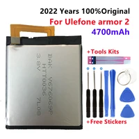 for ulefone armor 2 battery 4700mah 100 original battery 5 0inch helio p25 original battery mobile accessories tools