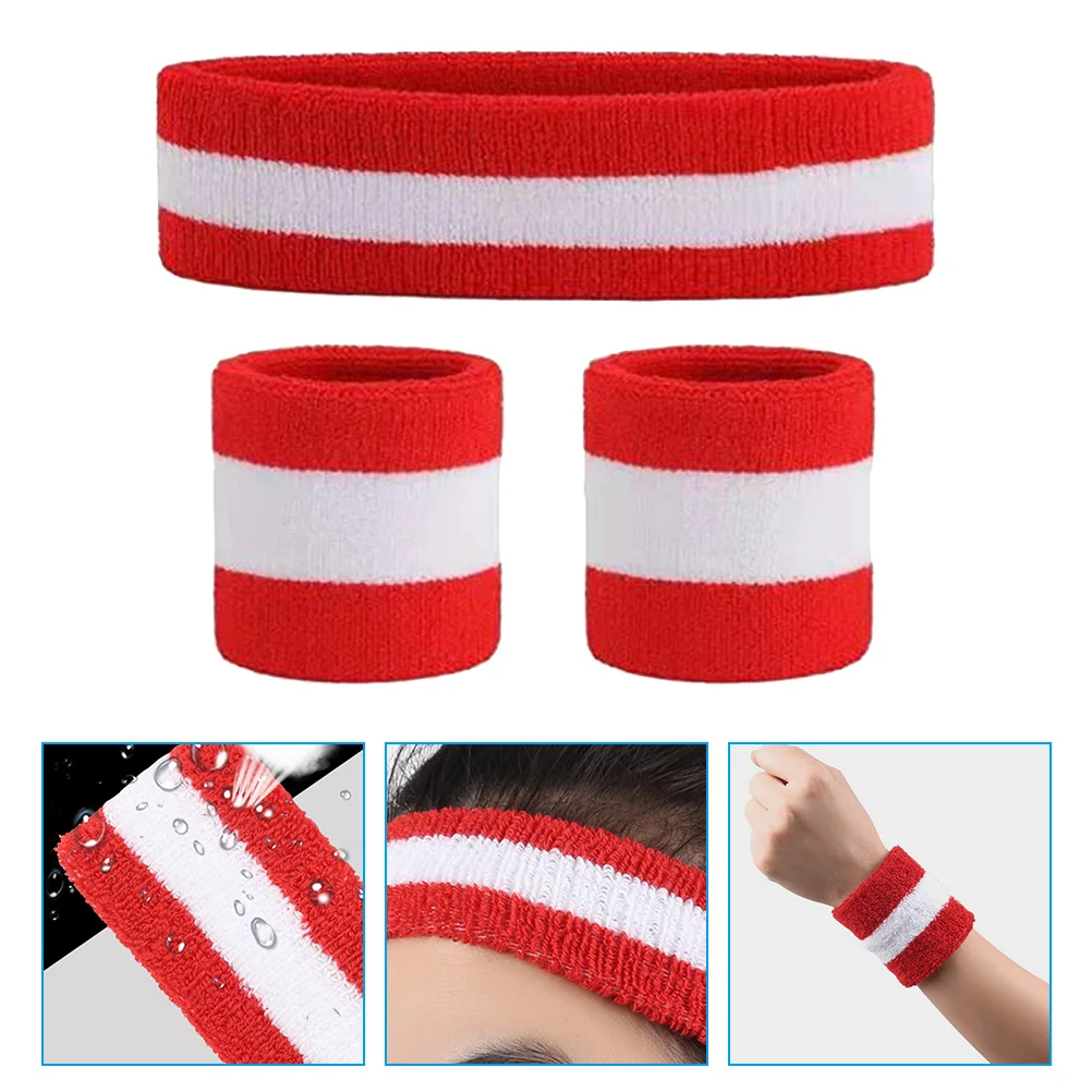 

1 Set Sweat Bands Sweatband Sweatbands Sweatbands For Men Sweatband Wrist for Exercise Sports Men