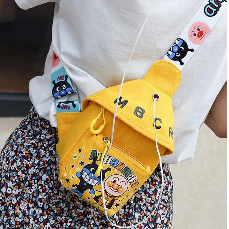 

Сумка женская милая сумка-мессенджер, Новинка лета 2022, Холщовая Сумка с мультяшным принтом, модная нагрудная сумка на талию