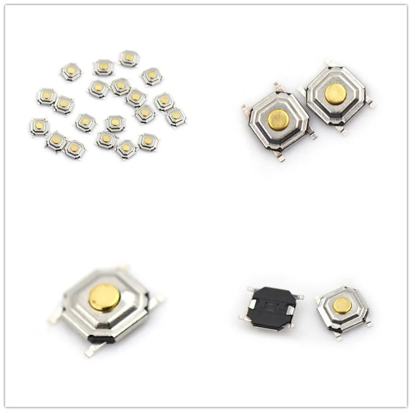 

20pcs 4pin Keys Button SMDLight Touch Switch SMD4 ON/OFF Touch Button Touch Micro Switch 4*4*1.5