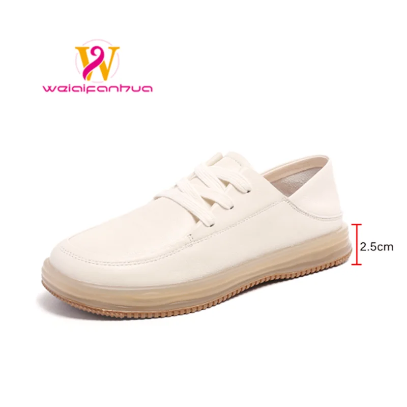 Sneakers Women's First Layer Cowhide Small Leather Shoes 2023 Openwork Summer New Single Shoes Two Soft Side Small White Shoes