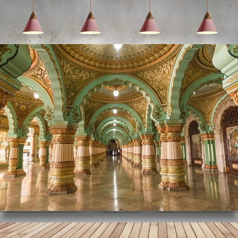 

Palace Backdrop Famous Scenic Spots in India Photography Background Historic Building Wallpaper Decoration Photo Studio Props