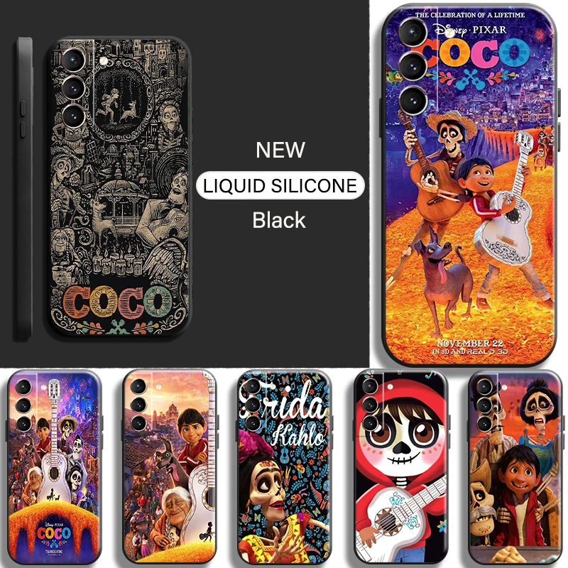 

Disney Coco Miguel Riveras For Samsung Galaxy S22 S21 S20 FE Plus Ultra S10 Lite S10E Plus 5G Phone Case Back TPU Cases