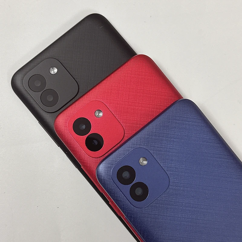 Задняя крышка A03 A035 для Samsung Galaxy Корпус Батарейная панель Крышка корпуса Реальные