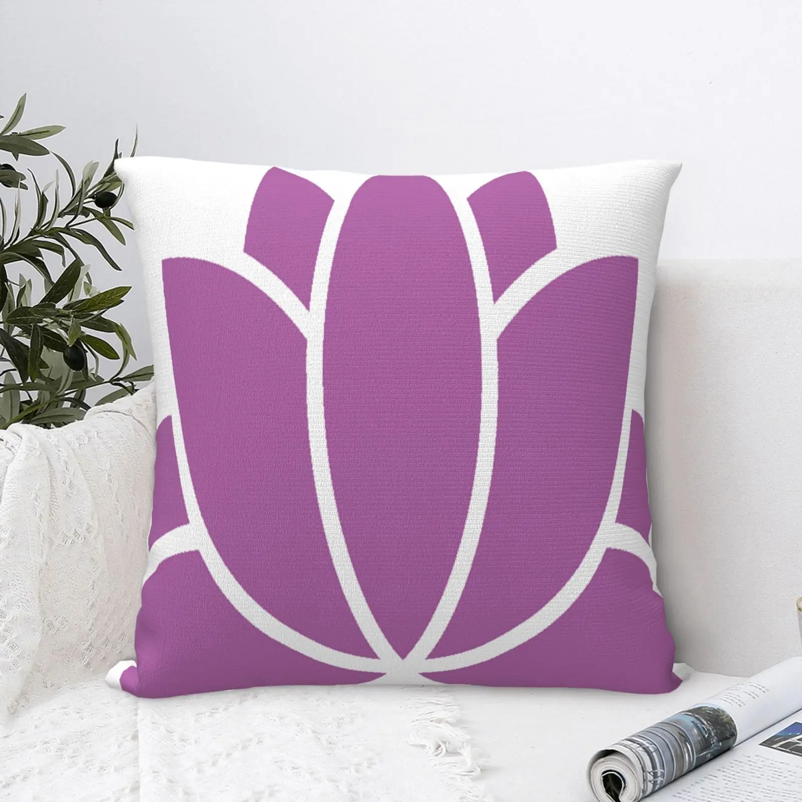 

Purple Pattern 2 Pillow Case For Bedroom Decorative Pillow Case Summer House Home Decoration Zipper Soft House Home Decoration