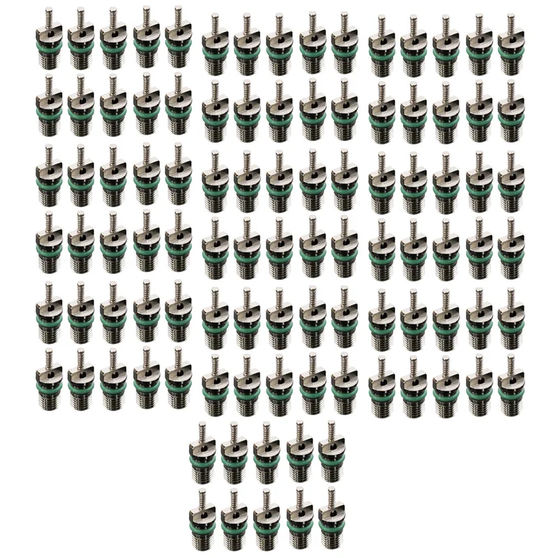 

100Pcs Car AC R134A Valve Core Needles Assortment 134A Refrigerant Heat Resistant