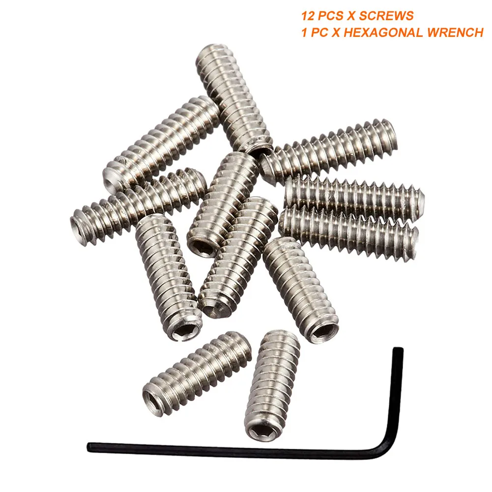 

12 шт., сменные винты для музыкальных инструментов, 3 х10 мм