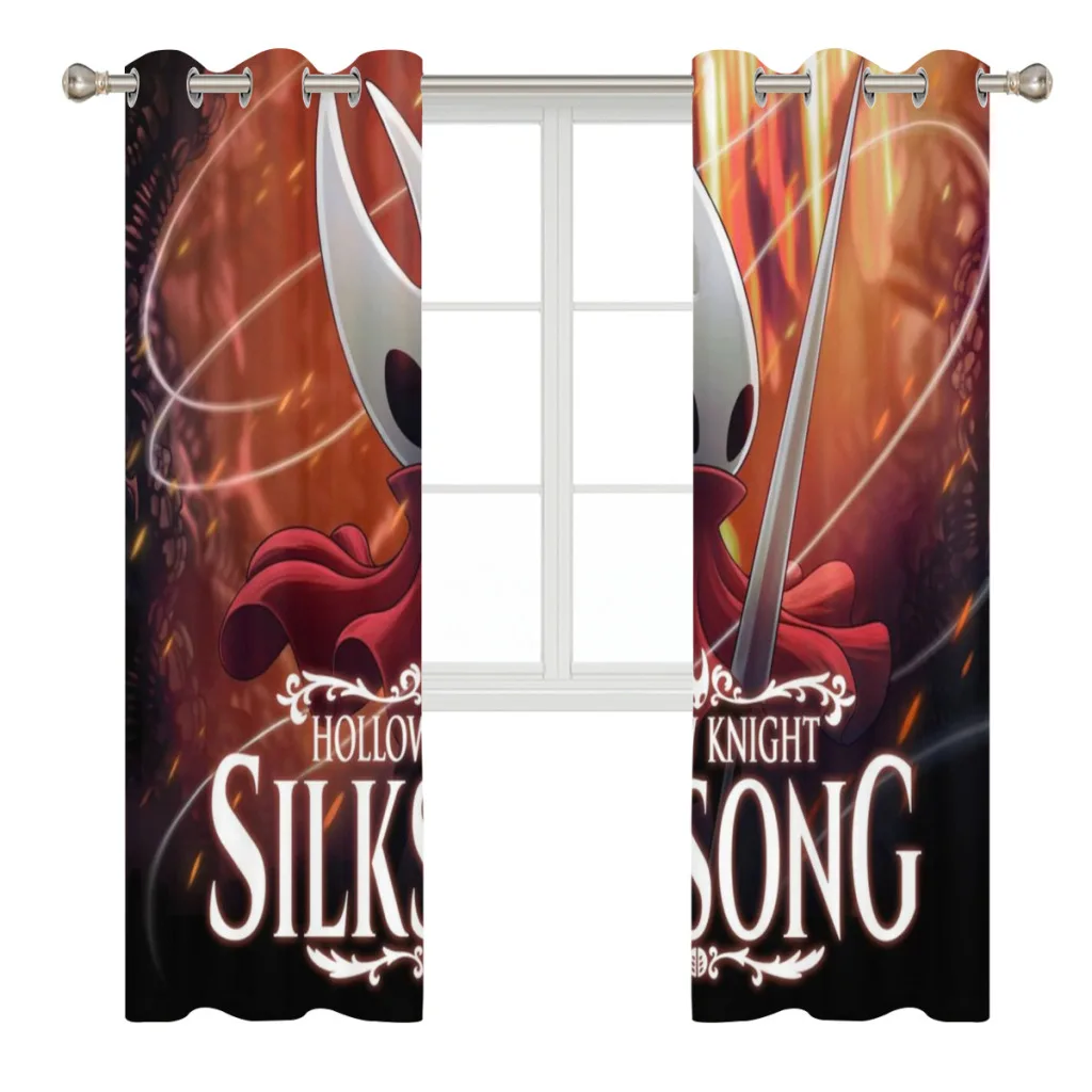 Светонепроницаемые шторы H-Holloww K-Knightt для спальни термооконные 2 шт.