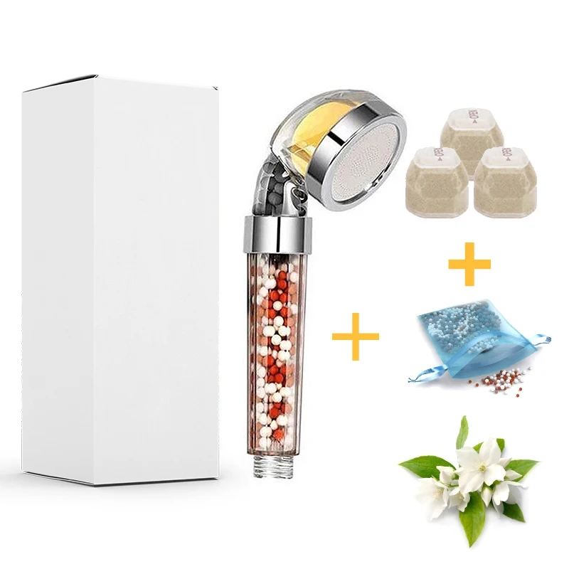 

Насадка для душа с витамином C, насадка для душа высокого давления, водосберегающая, спа насадка для душа, массажные аксессуары для ванной комнаты