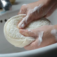 natural loofah body scrubber bath exfoliating scrub sponge soft shower brushes exfoliator shower puff massager