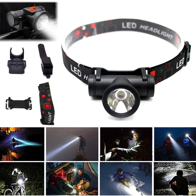 

1 Pcs Outdoor Camping Portable Mini LED Headlamp USB Charging Fishing Headlights Flashlight Bicycle Light Torch Flashlight