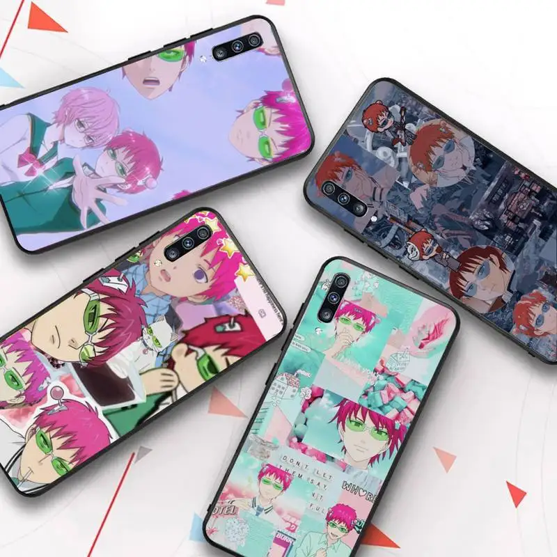 

Japan Anime The Disastrous Life of Saiki K Phone Case for Samsung Galaxy A 51 30s a71 Soft for A 21s 70 10 A 30