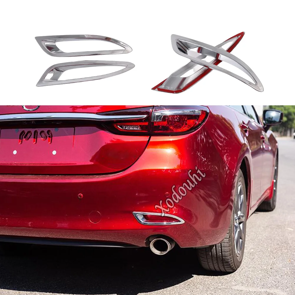 

Для Mazda 6 Mazda6 Atenza 2020 2021 2022 2023, автомобильный Стайлинг, обшивка, задняя рамка, фотоэлемент, панель для бровей