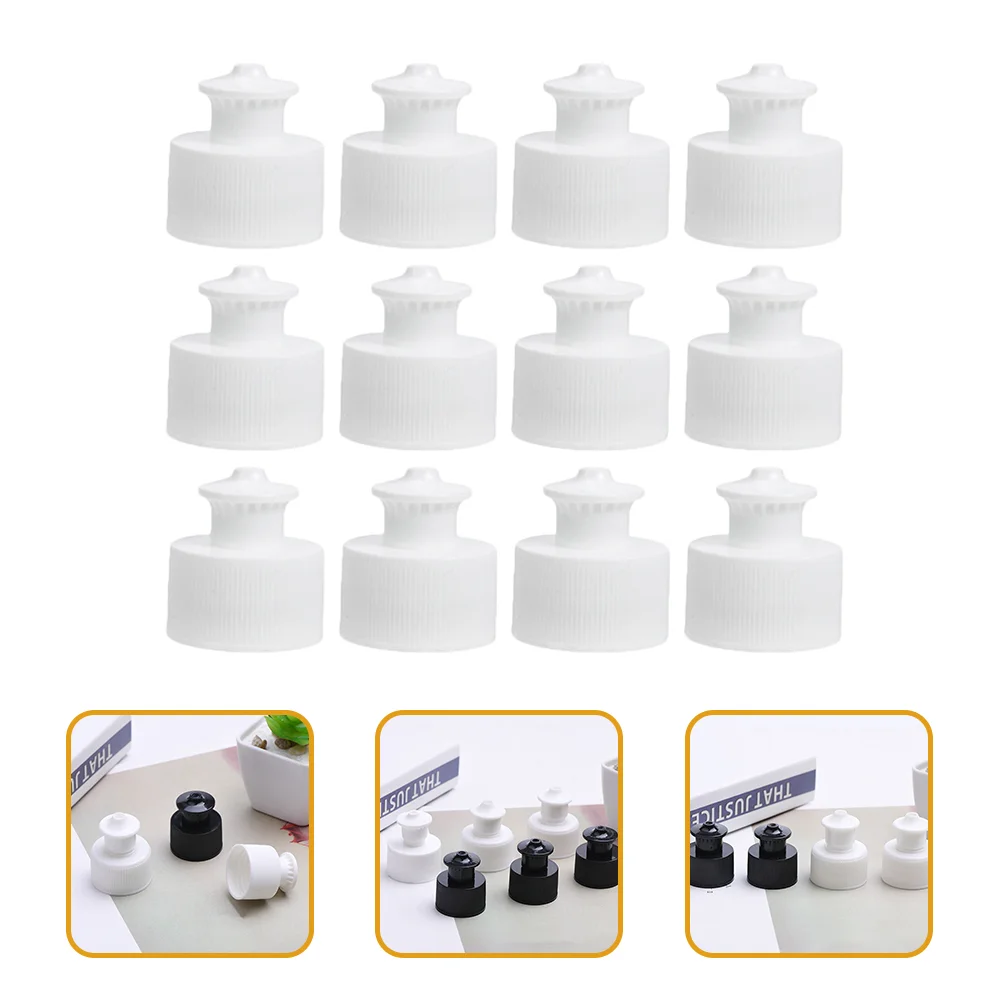 

Bottle Water Cap Caps Push Replacement Sports Lid Soda Reusable Bottles Screw Plastic Twisted Lids Sealing Non Spill Squirt