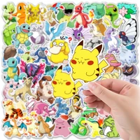 50 pokemon stickers graffiti cute stickers mobile phone notebook water cup tablet hand ledger decoration waterproof small gift