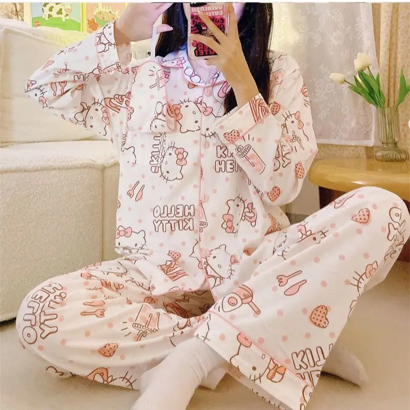 

Женский весенне-осенний костюм Sanrio Cinnamoroll с надписью «My Melody»