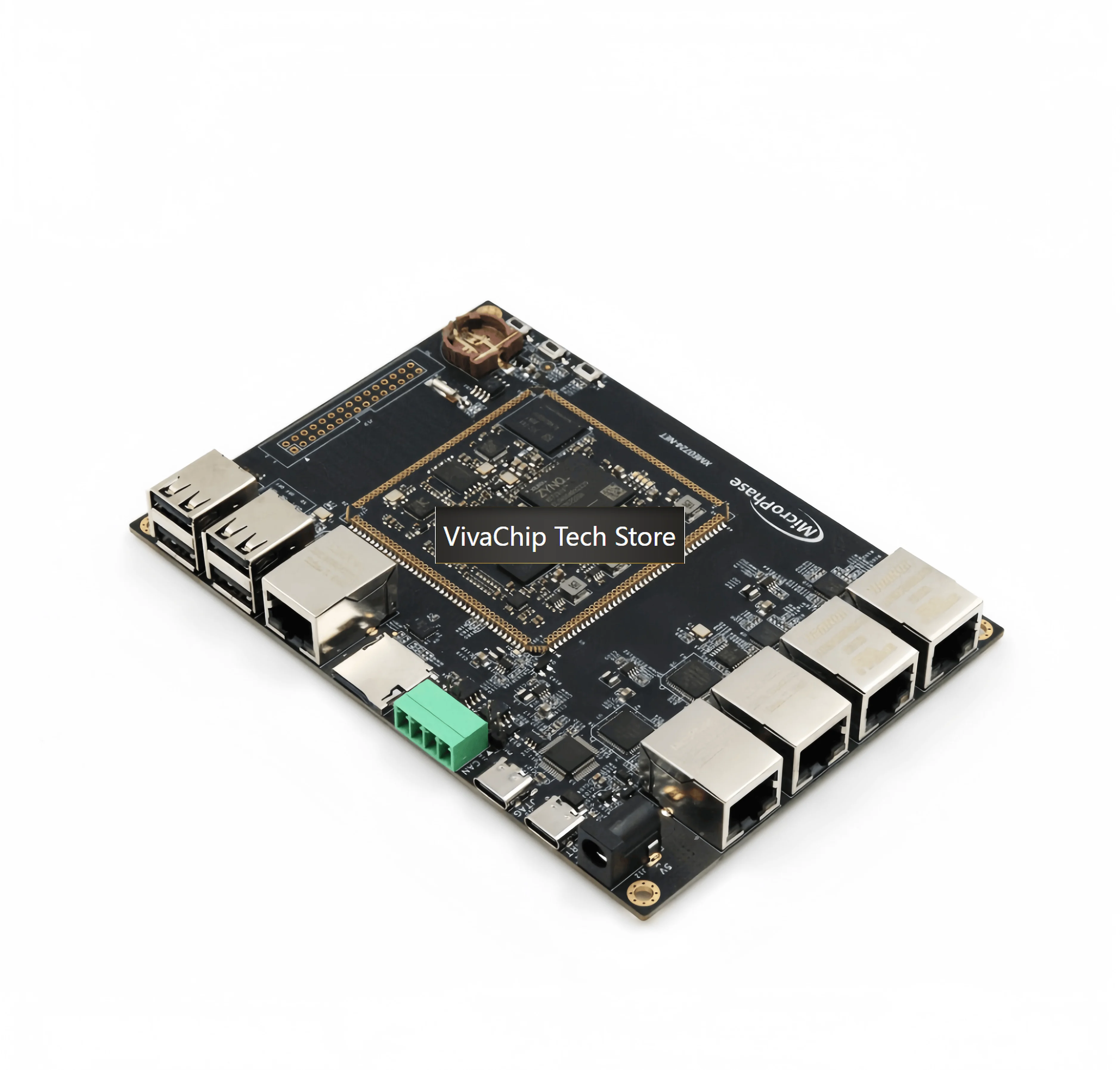 Фото Плата разработки VivaChip TechXILINX FPGA ZYNQ ARM 7010 7020 для многопортовых промышленных сетей Zed №4