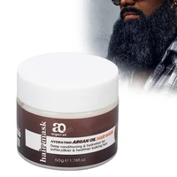 50g beard cream nourishing glossy soft safe gentle small volume portable beard grooming balm mustaches balm beard care styling