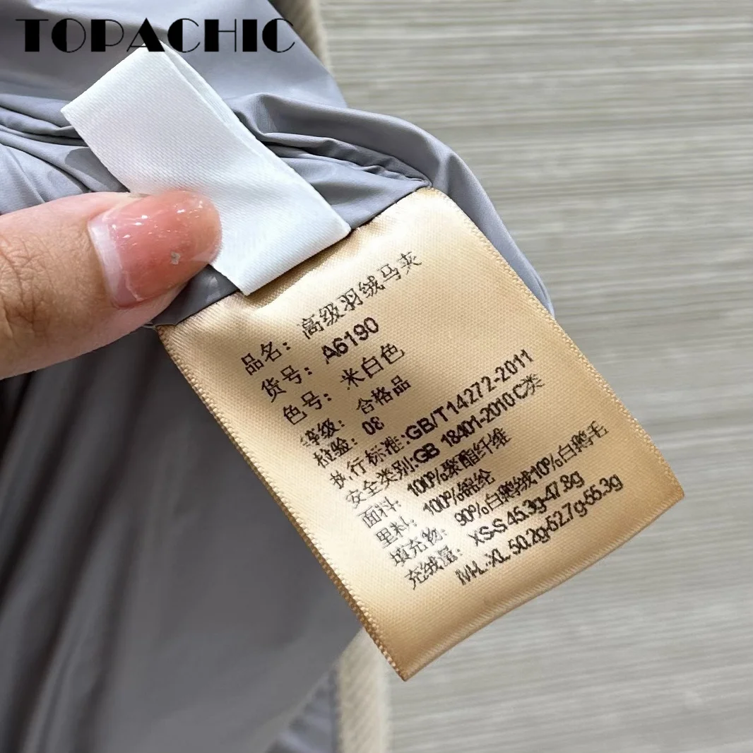 Женский короткий жилет TOPACHIC с круглым вырезом милый модный универсальный