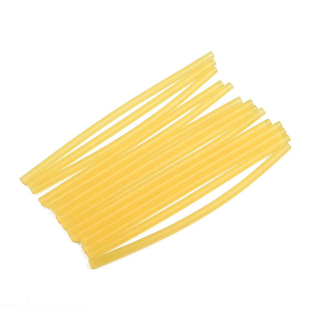 

20pcs Glue Sticks 7*200mm Paintless Dent Melt Car Yellow Adhesive Heating Repair Tool