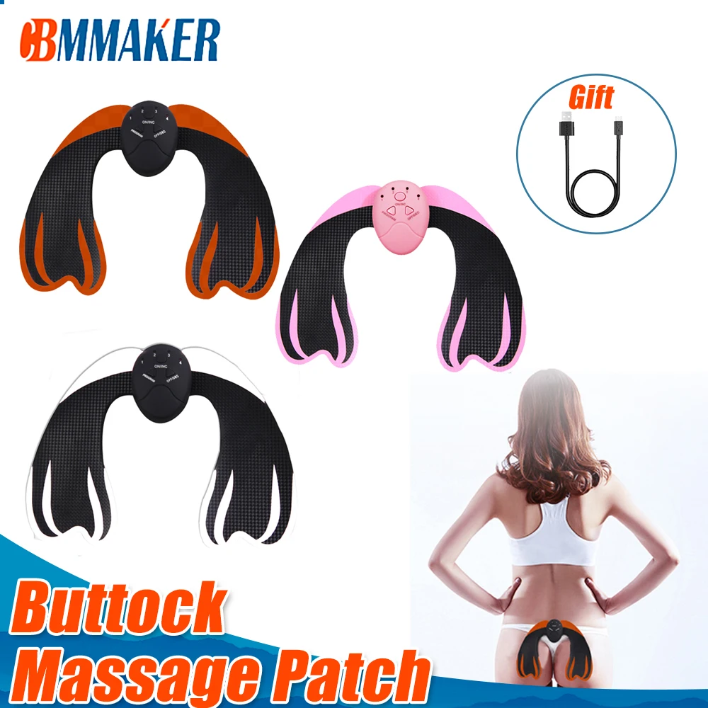 

Buttock Massage Patch Wireless Stimulator Unisex Hip Trainer Shaping Patch Sliming Body Fitness Trainer Intensity Massager