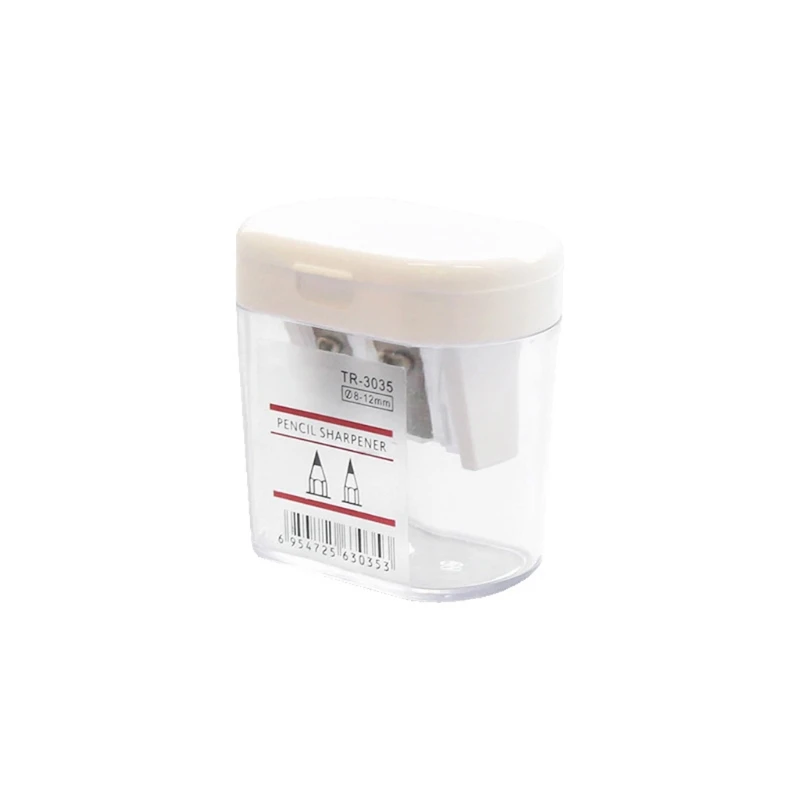 

Новинка 2022, портативная точилка для карандашей с двумя отверстиями для HB/2B/мягкого/твердого угля для студентов
