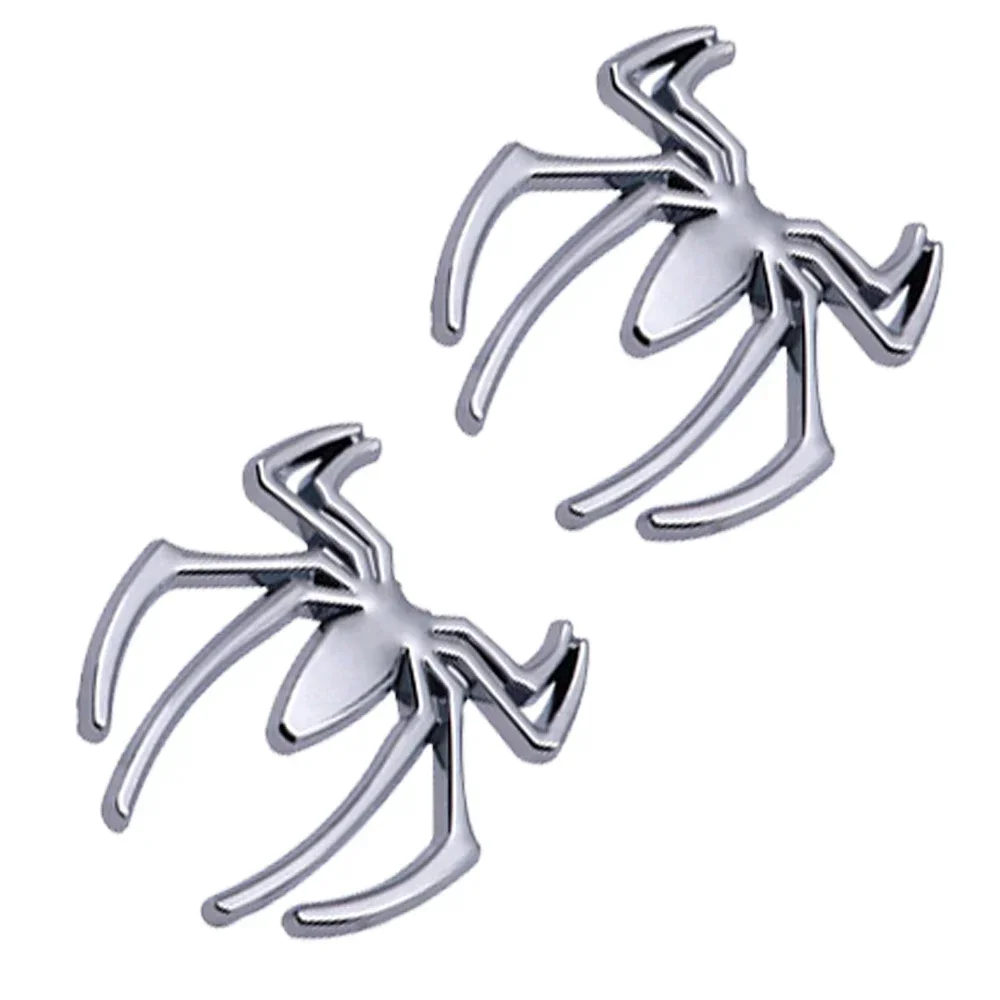 2 шт. автомобильная наклейка с логотипом паука значок на багажник украшение для