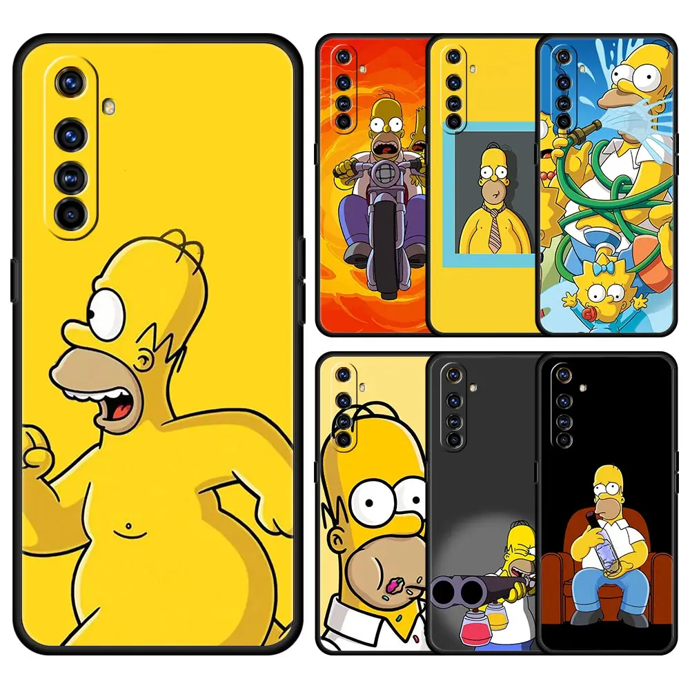 

Cartoon Happy Family Anime For Realme 8 7 6 Pro C21 C3 C11 Phone Case Oppo A53 A52 A9 A54 A15 A95 Reno7 SE Reno6 Pro 5G Z Cover