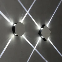 simple modern creative hotel project ktv square living led bedroomwall light indoor light effect light room decorative sconce