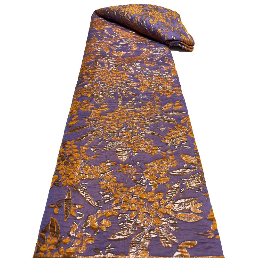 Высококачественная Африканская Нигерийская Жаккардовая Кружевная Ткань