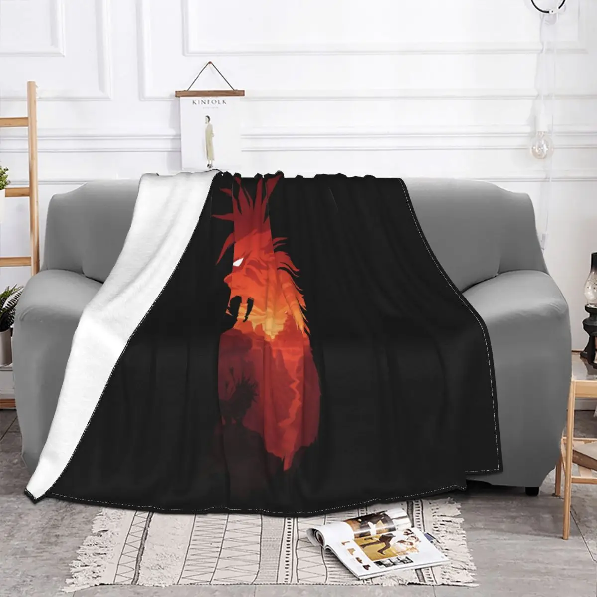 Ретро Фэнтези 7 красный 13 13-летий винтажный подарок для Menfunny дизайнерское одеяло