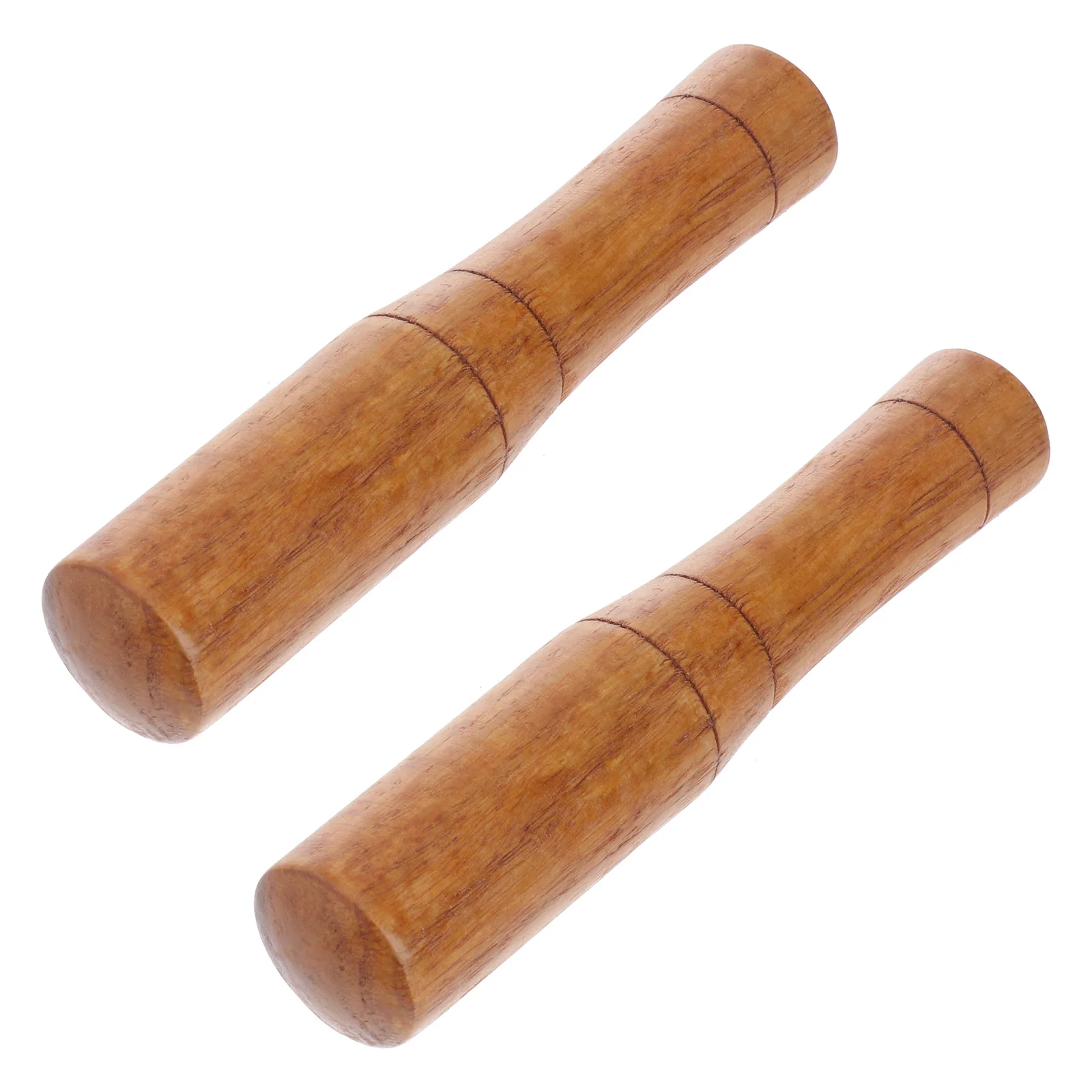 

2pcs Multipurpose Garlic Graters Food Masher Grinding Sticks Wooden Grinding Rods for Home
