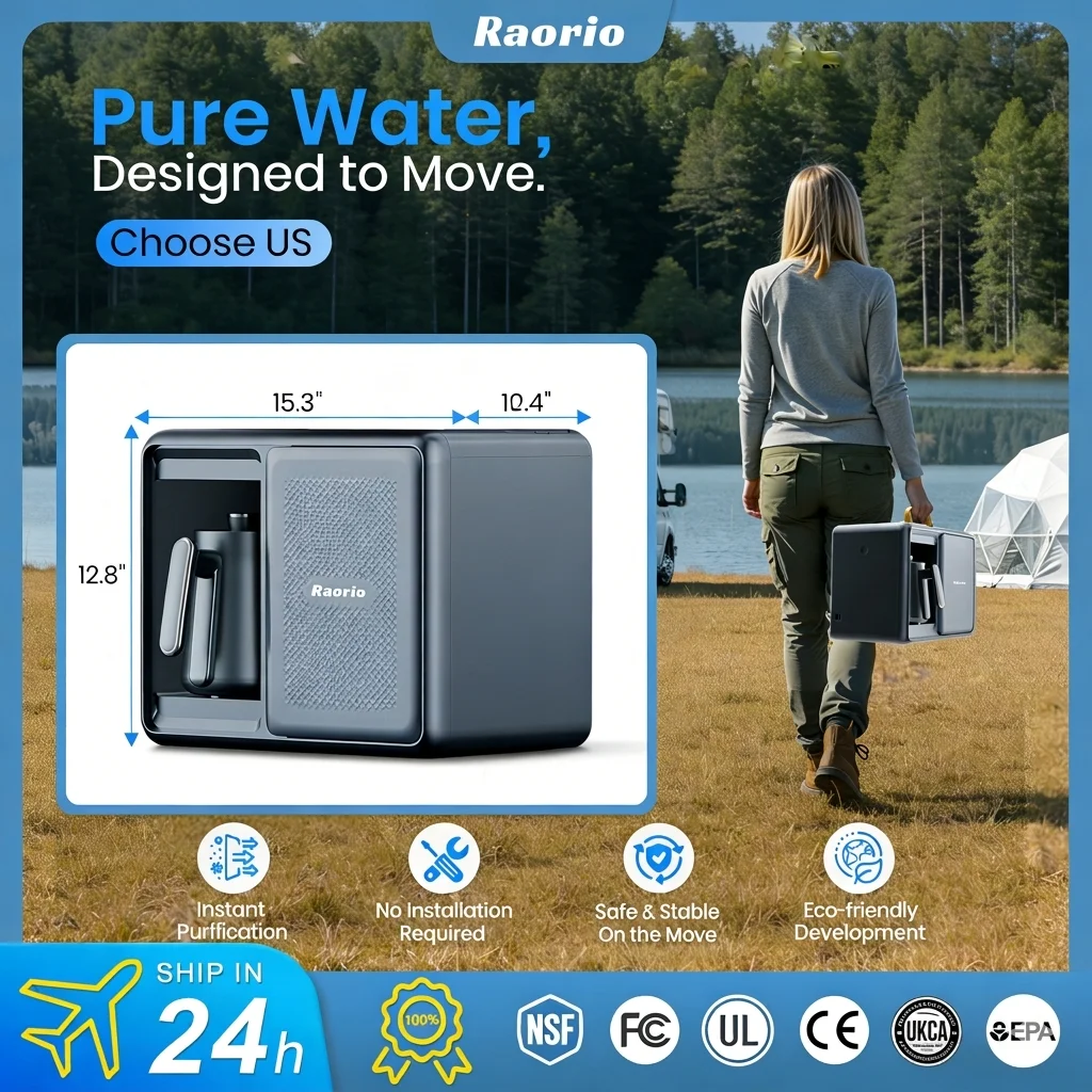 

Портативная система очистки и нагрева воды 5-ступенчатая RO