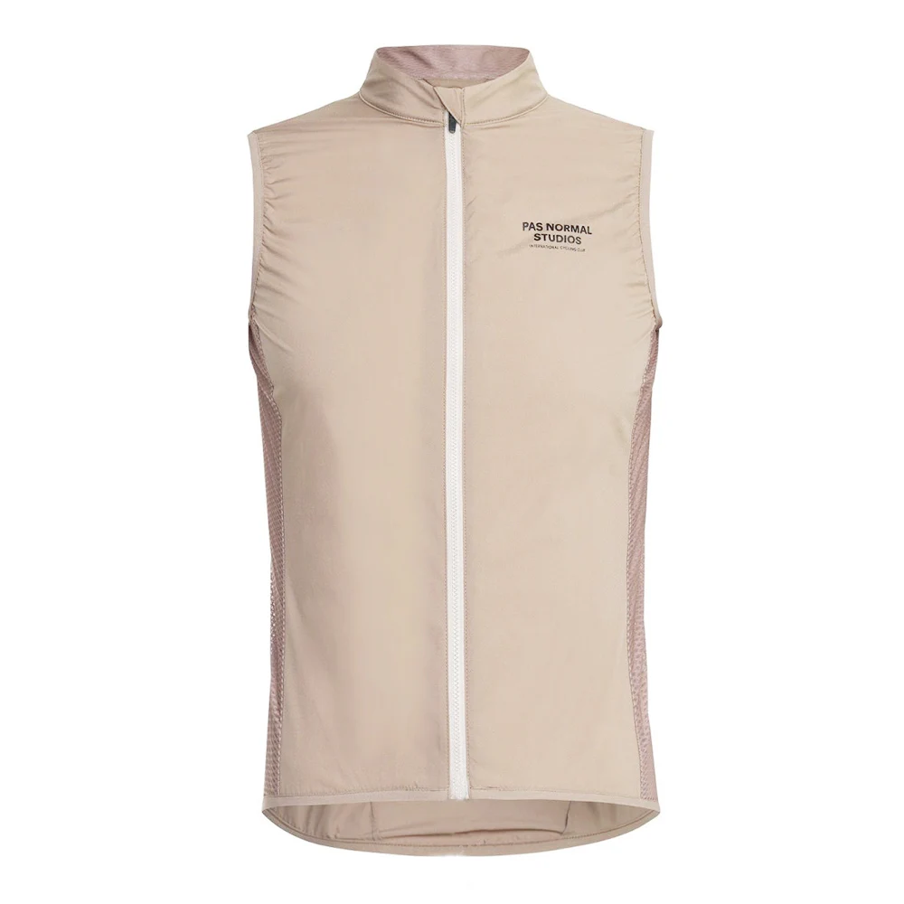 

In stock shipping in 48 hours NEW PNS PAS NORMAL STUDIOS Lighweight SHIELD GILET BEIGE Cycling Vest For Men And Women