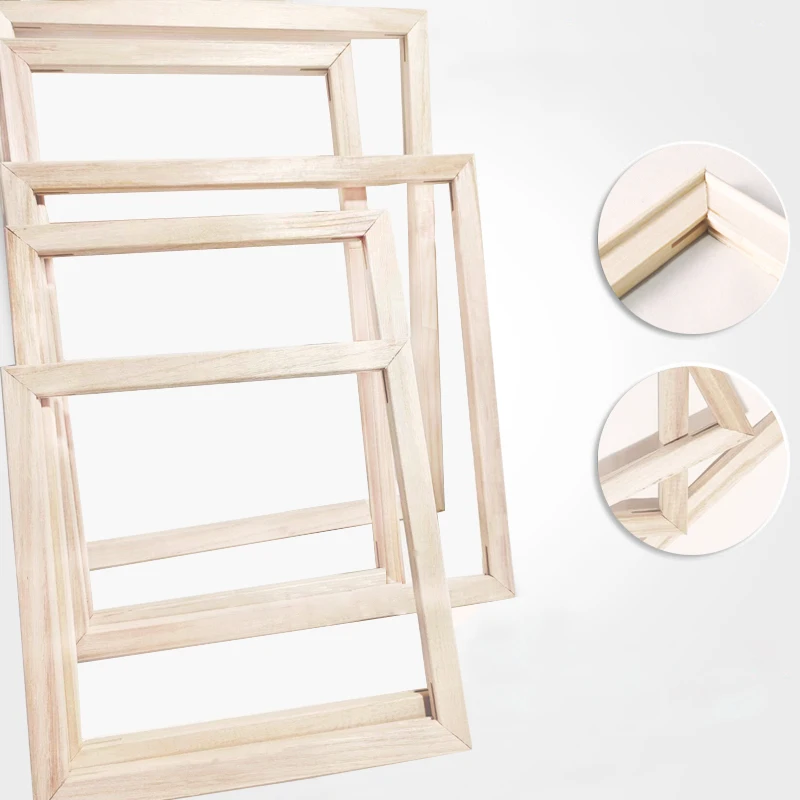 Каркас из соснового дерева для фотографий, масляных картин, алмазной вышивки и постеров.