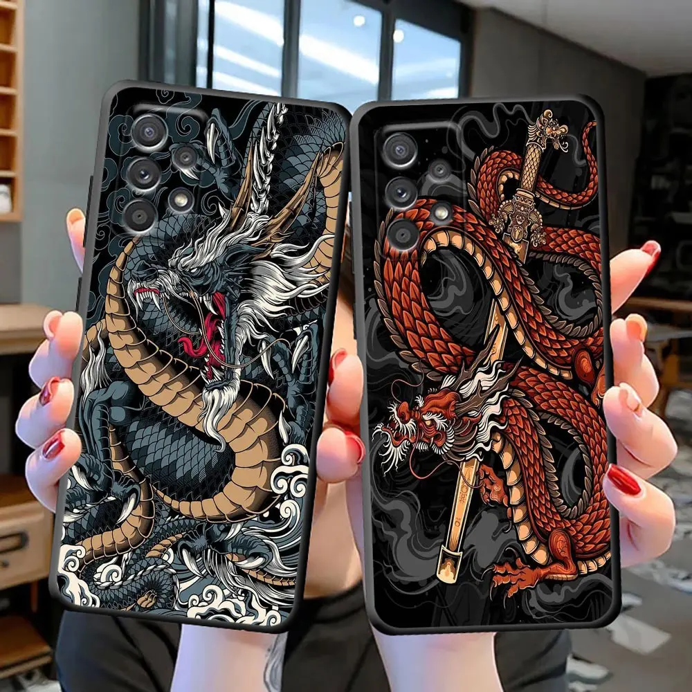 

Symbol Of Dragon And Tiger Phone Funda Case For Samsung Galaxy S23 S22 S21 S20 FE S10 S10E LITE S9 S8 PLUS ULTRA Case Capa Shell